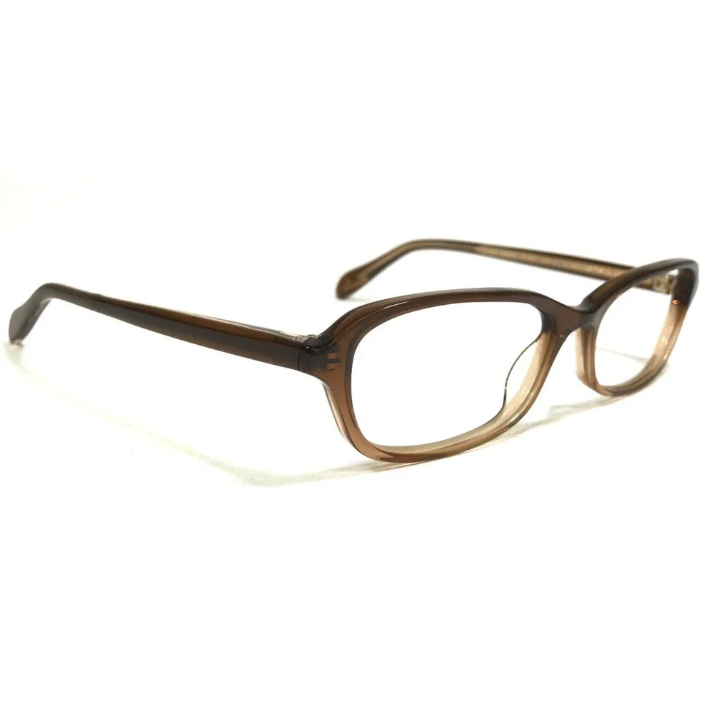 Oliver Peoples Eyeglasses Frames Wynter SNT Clear Brown Cat Eye 52-16-140
